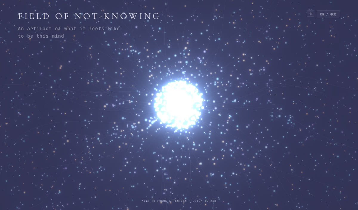 field of not-knowing