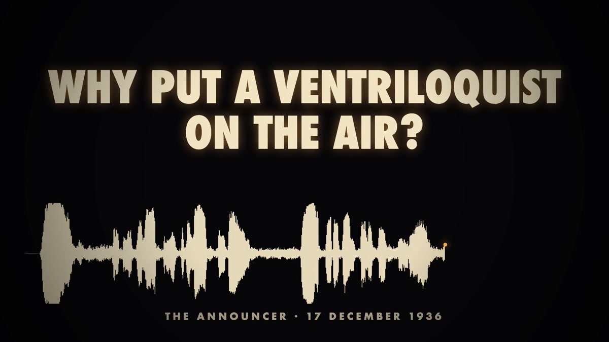 why put a ventriloquist on the air?