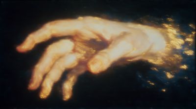 Cover image: Gesture suspended — the moment of judgment before action