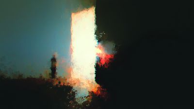 The fire needs the dark to do its work